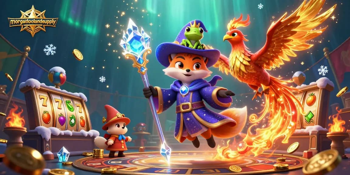 Experience thrilling slots at morgantoolandsupply with a magical wizard, phoenix, and interactive features.