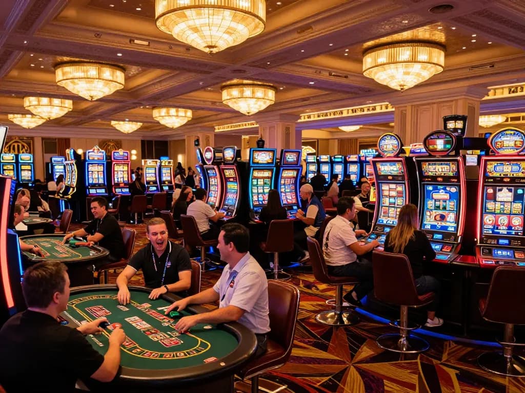 Players celebrating wins at 88clbgo casino with vibrant tables and warm lighting