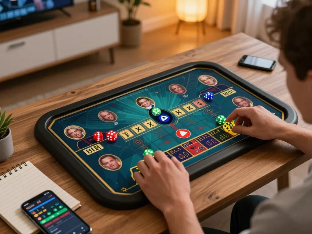 Players enjoying Tài Xỉu gameplay on taixiuonline8 tablet with colorful dice action