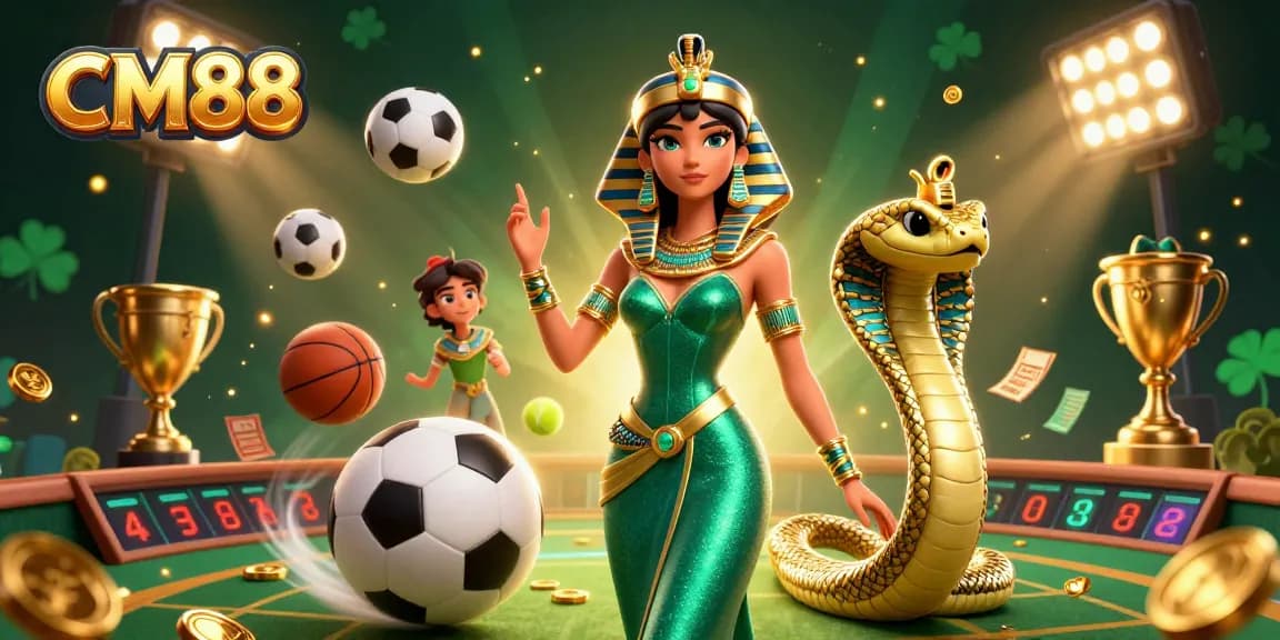 Experience thrilling CM88 action through dynamic sports betting with vibrant visuals.