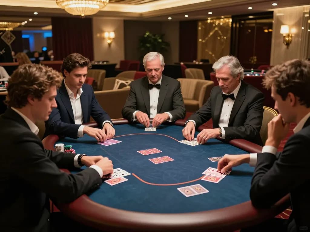 Playing poker in a luxury casino environment with LGOLUX LOGIN in focus, showcasing sophisticated gameplay.