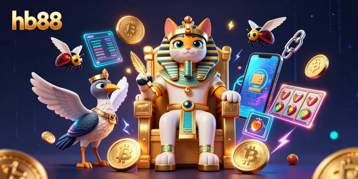 Experience thrilling slot games at hb88 with vibrant 3D characters and dynamic casino elements.