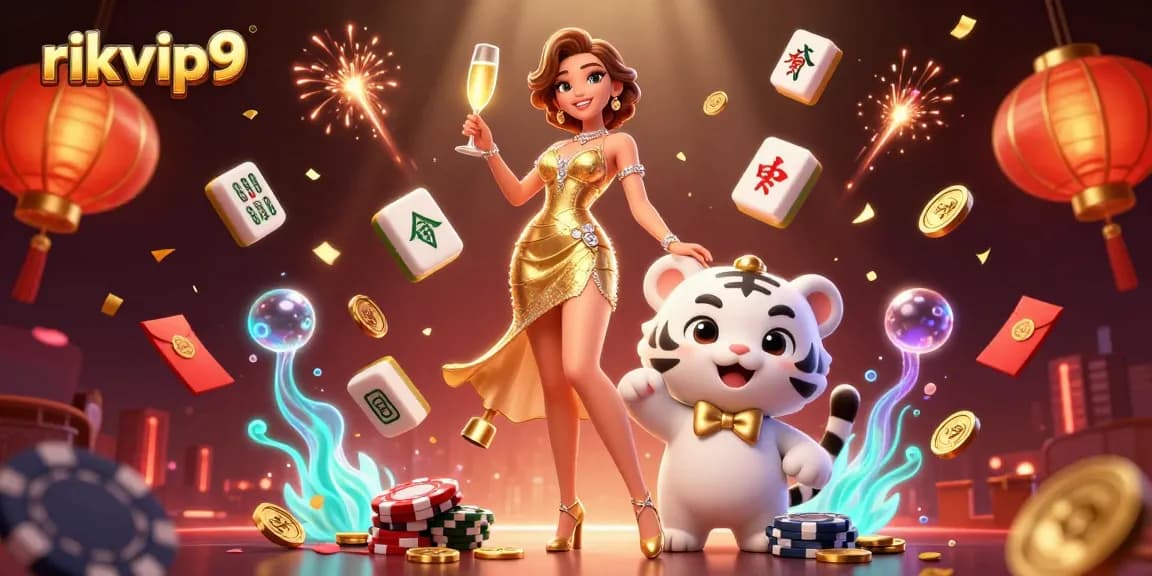 Experience winning strategies with rikvip9 in a glamorous casino scene filled with excitement.