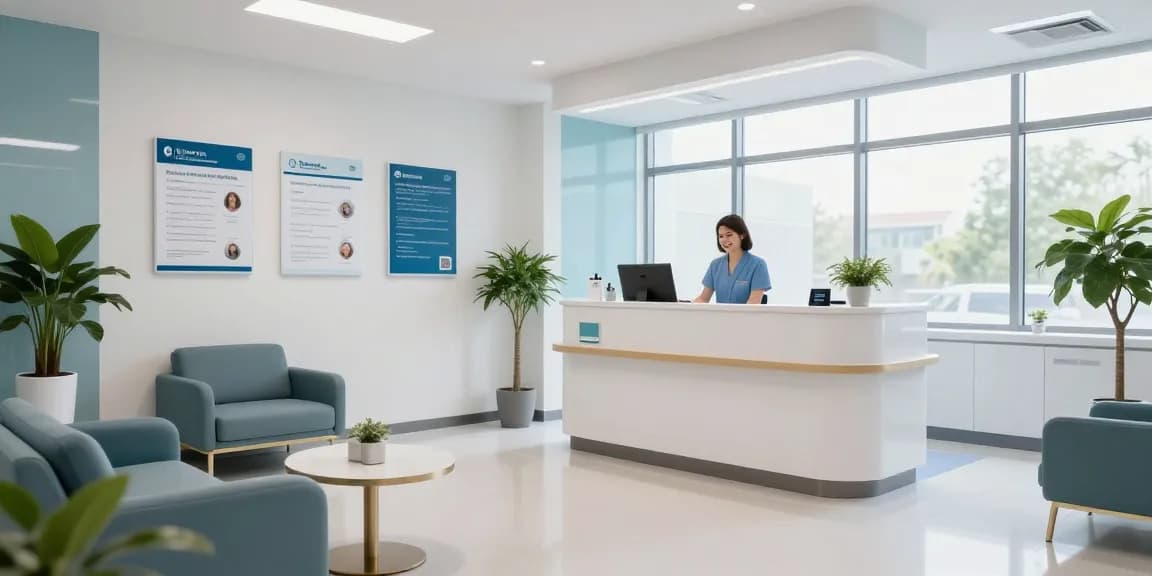 Hair transplant Istanbul consultation at a leading healthcare clinic, featuring professional staff and patient care.