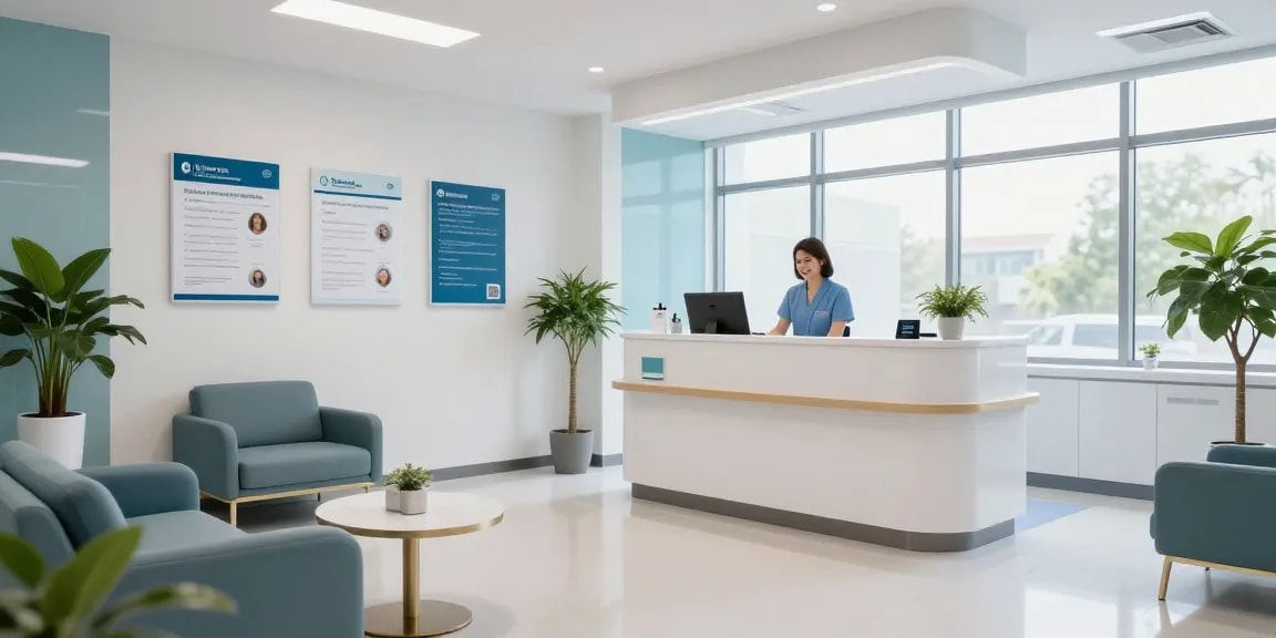 Hair transplant Istanbul consultation at a leading healthcare clinic, featuring professional staff and patient care.