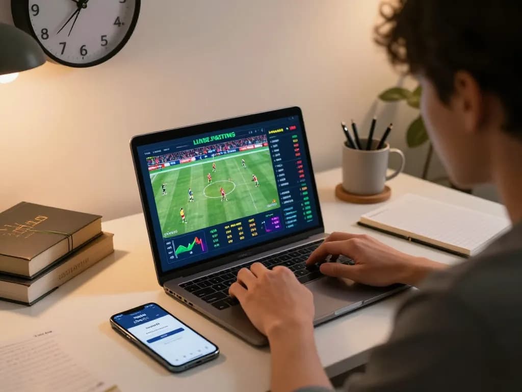 Engage in rokok88 login for online sports betting amid a strategic setup showcasing live odds and betting trends.