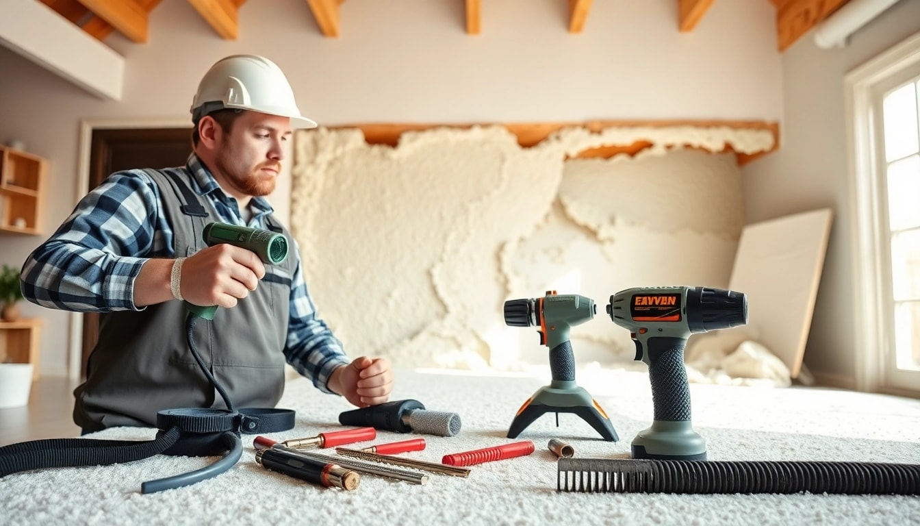 Provide expert spray foam removal advice in a clean, professional environment.