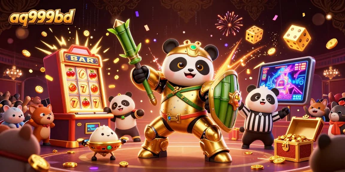 Experience exciting gameplay at aq999bd with lively casino elements in a vibrant arena.