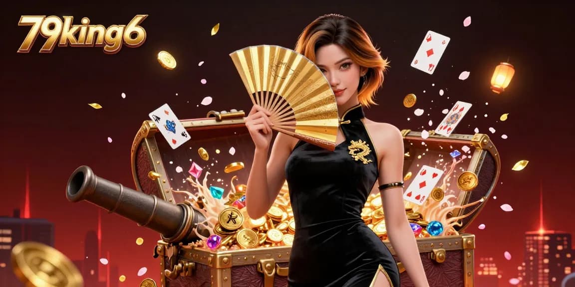 Experience thrilling action with 79king6 in a vibrant underwater treasure scene filled with dynamic casino elements.