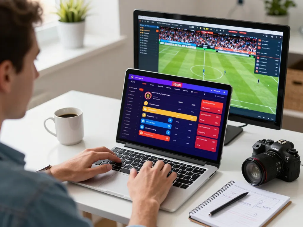 Engaging sports betting moment showcasing Nhận Định Kèo Oddy with vibrant gaming setup and strategy notes.
