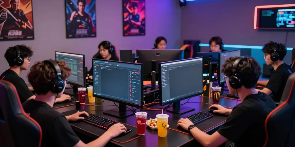 Engaging online gaming atmosphere at KU88 platform with players and technology
