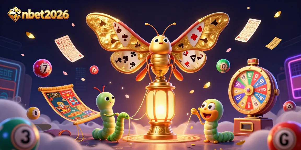 Experience vibrant gaming excitement with nbet2026 as colorful lottery balls bounce around dazzling casino scenes.