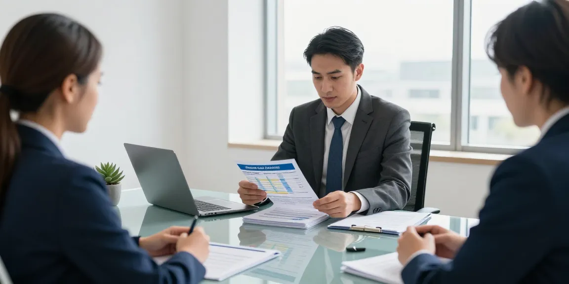 Discussing if merchant cash advances are expensive in a financial consulting office.