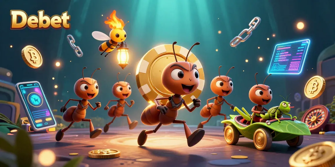 Debet offers engaging moments with a team of cartoon ants on a poker heist!