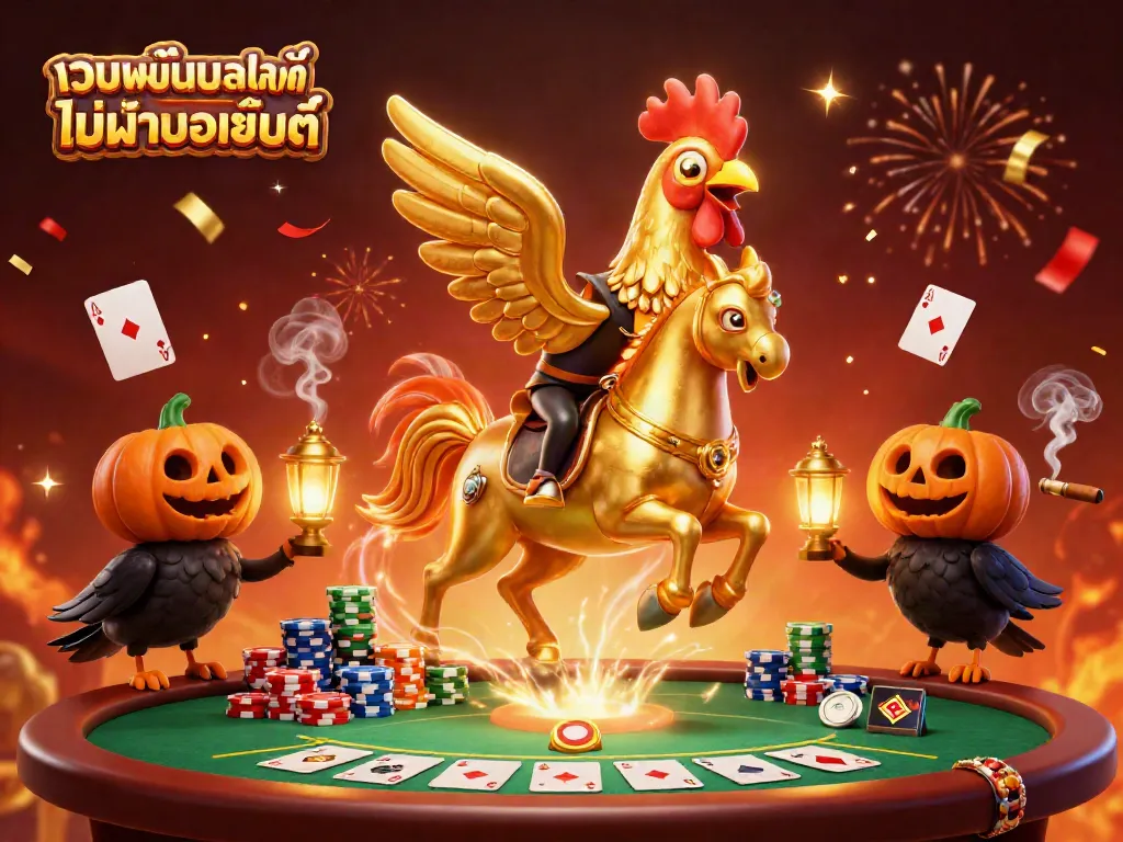 เว็บพนันออนไลน์ ไม่ผ่านเอเย่นต์ สนุกกับคาสิโนกลางคืนด้วยการ์ตูน 3 มิติที่น่าตื่นเต้น
