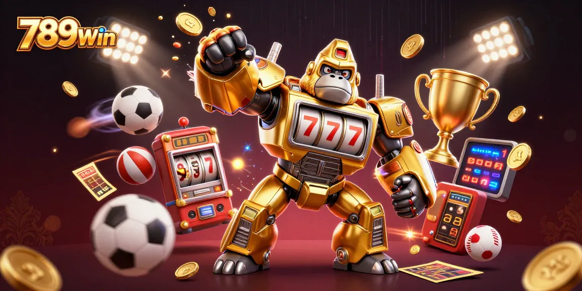 Experience engaging action with 789Win's immersive casino elements featuring vibrant characters and dynamic sports
