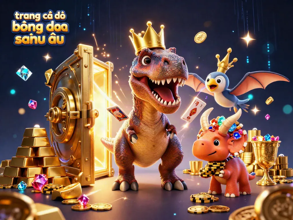 Trang cá độ bóng đá châu âu với hình ảnh mạnh mẽ, hấp dẫn từ các nhân vật hoạt hình trong môi trường casino