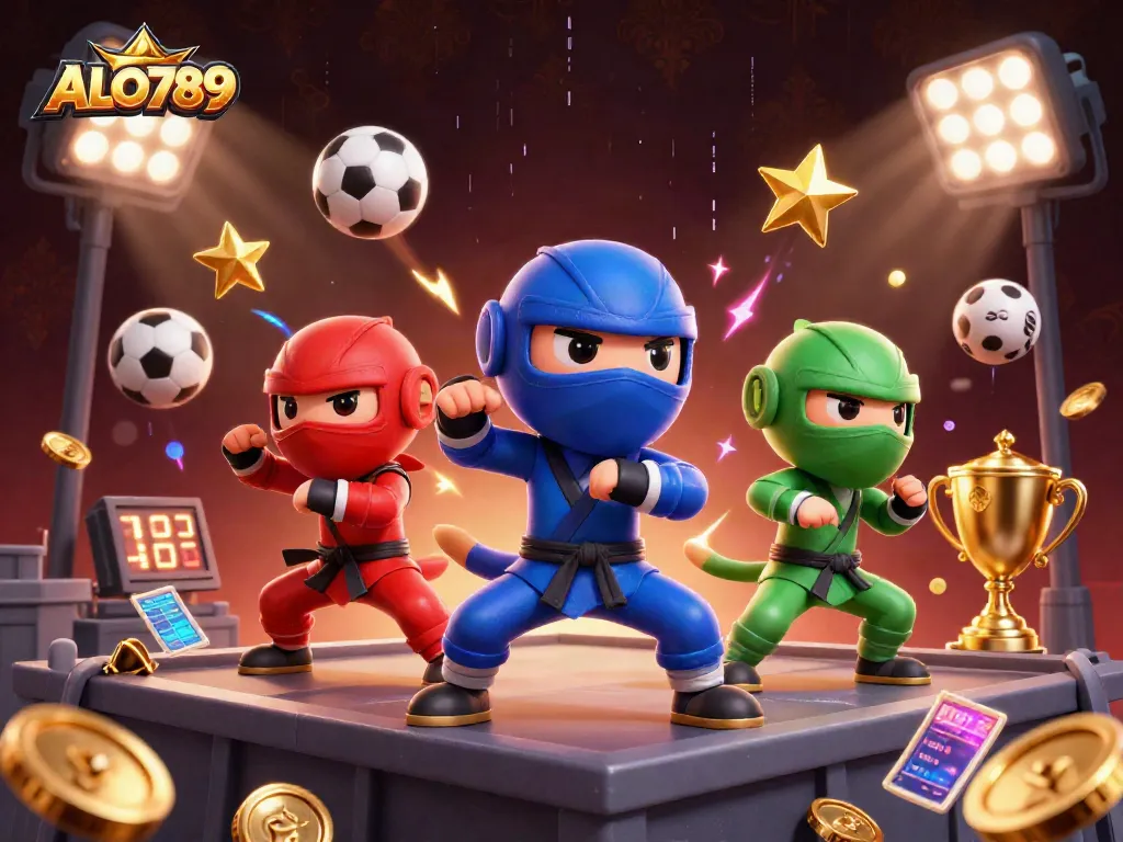ALO789 offers thrilling adventures as ninja chameleons engage in epic battles with sports elements.