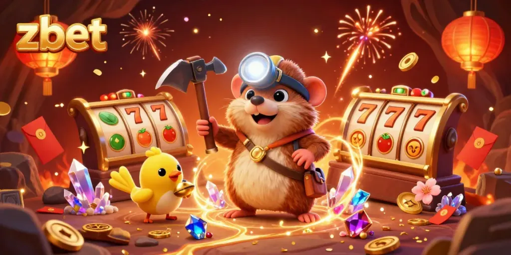 Experience thrilling games at zbet with an adventurous treasure hunter and explosive visuals.