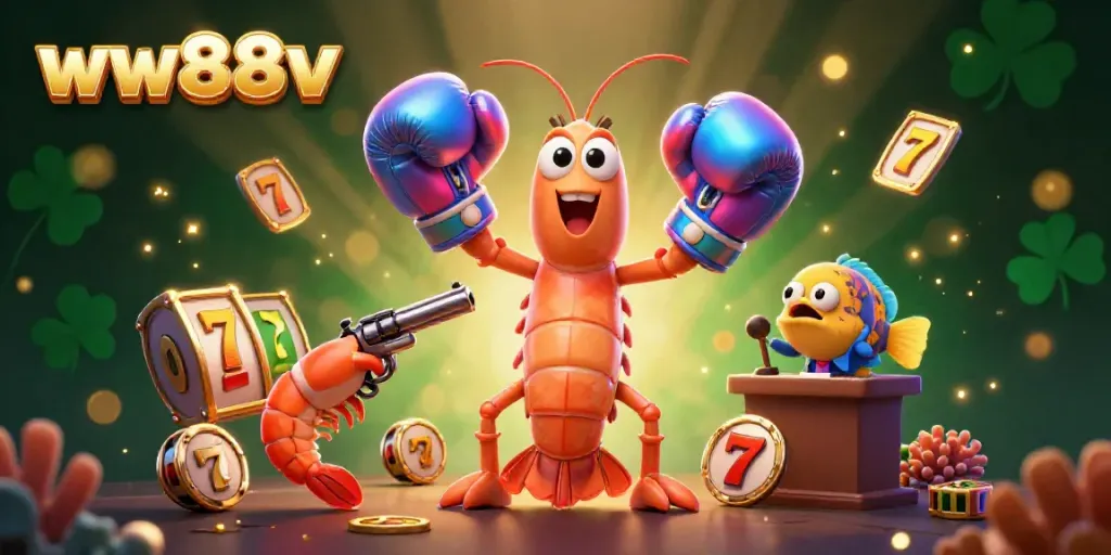 Experience thrilling jackpot adventures with ww88v in this vibrant animated casino scene.