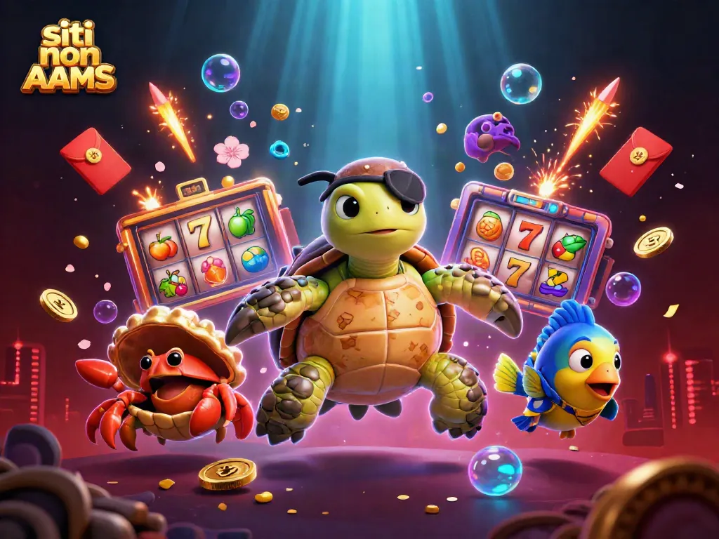 Gioca nei siti non AAMS con slot e jackpot avvincenti accompagnati da una tartaruga pirata.