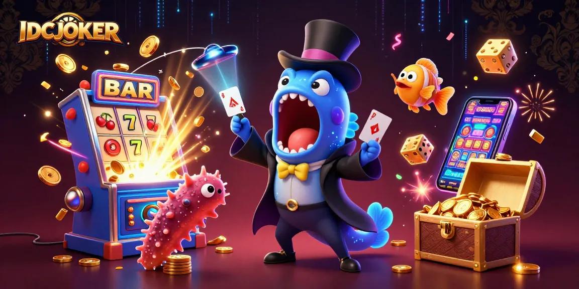 Spin the reels with IDCJOKER's adventure featuring bioluminescent creatures and explosive jackpots.