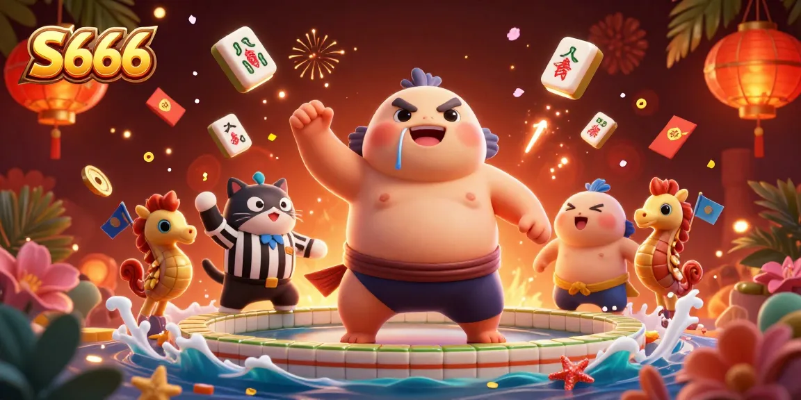 S666 gamblers engage in thrilling underwater casino gaming with vibrant characters and elements