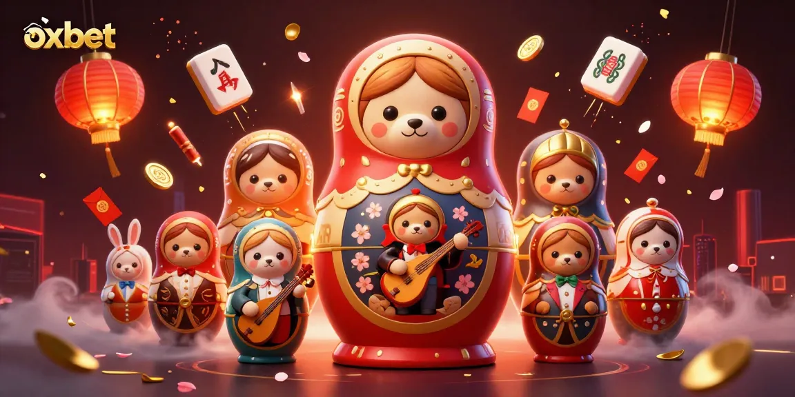 Experience vibrant Asian casino culture with oxbet's immersive illustration featuring dynamic characters and rich game elements.