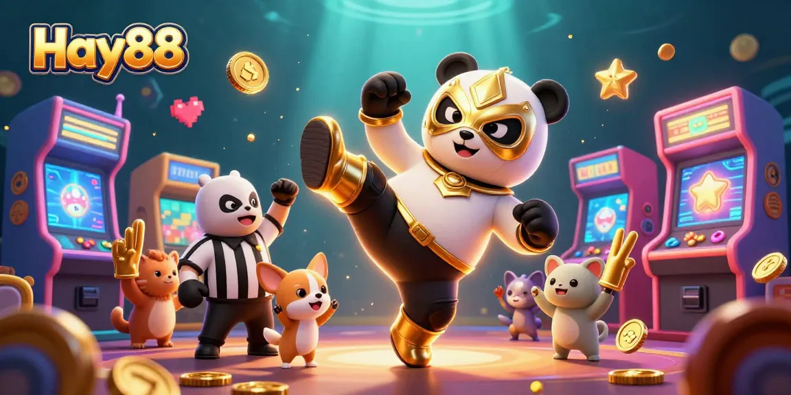 Experience the thrill of Hay88 as animal characters engage in a lively casino atmosphere.