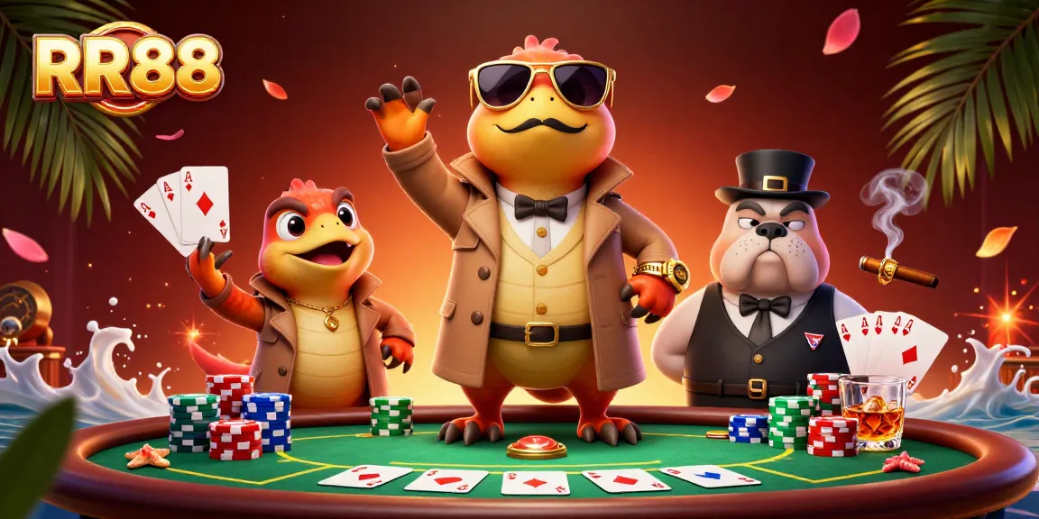 Experience the thrill of RR88 as raptors sneak into a VIP casino, blending humor and gaming.