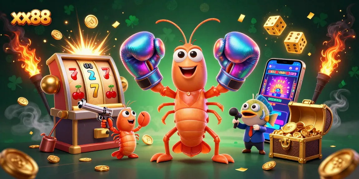 Experience thrilling gameplay with xx88 as colorful characters celebrate a jackpot explosion amidst vibrant casino action.