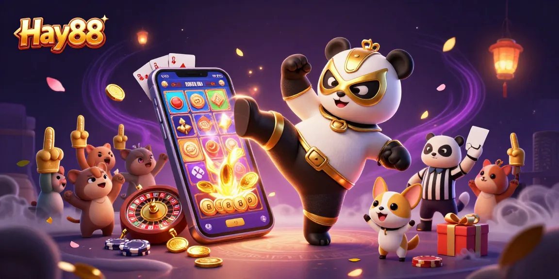 Hay88 offers thrilling online betting experiences with panda wrestling action and exciting slot games.