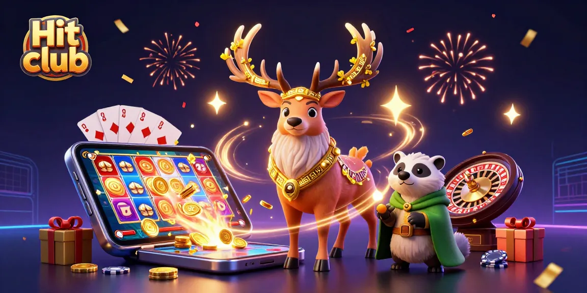 Engage with Hit club's 3D dynamic casino adventure featuring a druid and magical elements.