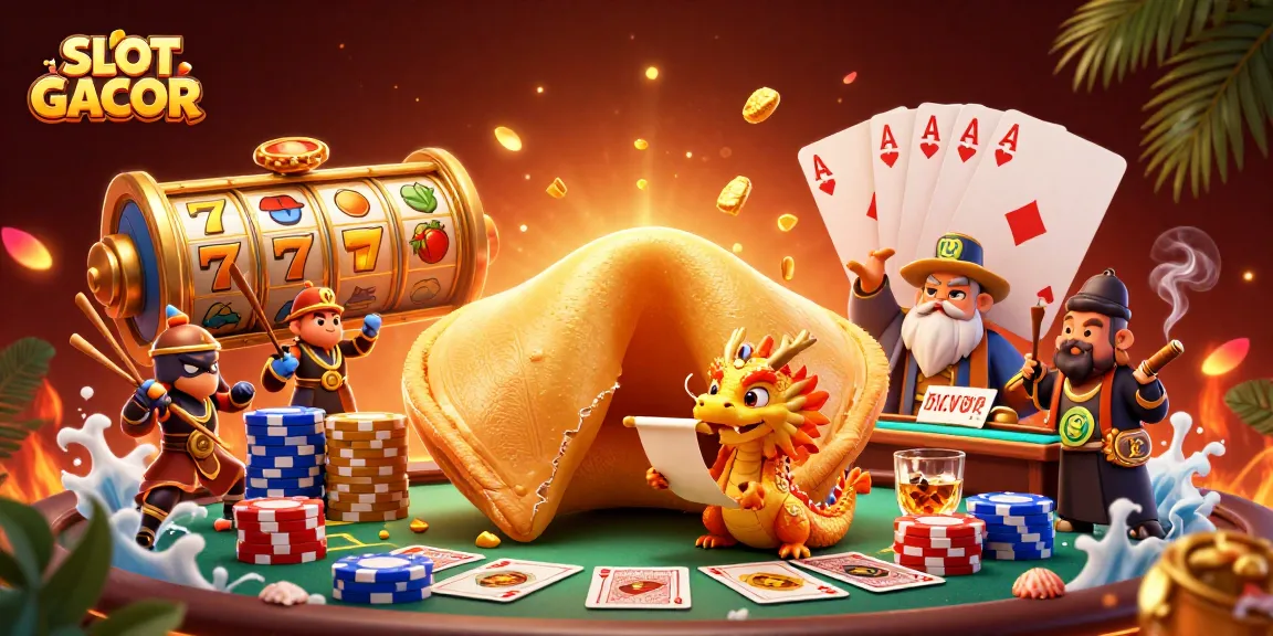 SLOT GACOR unleashes thrilling reels and fortunes with vibrant casino elements.