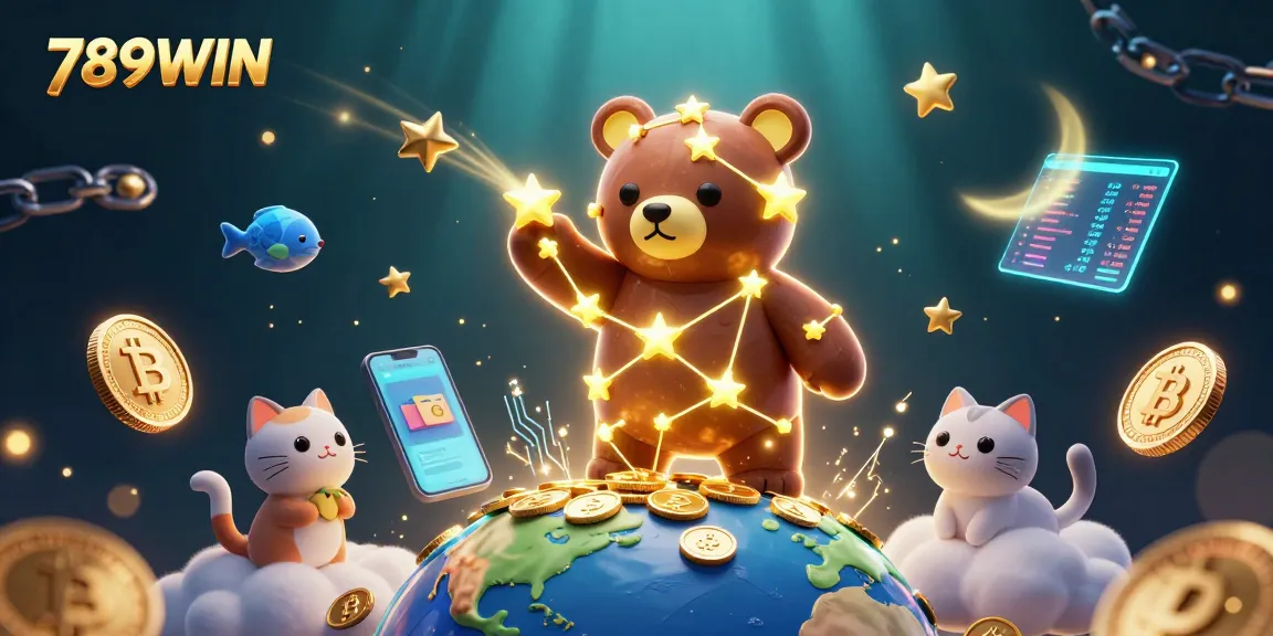 Win big at 789WIN with lively characters celebrating in a vibrant, casino-themed digital illustration.