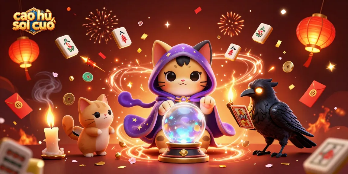 Engage with cao thủ soi cầu through a vibrant 3D scene of fortune and mystery.