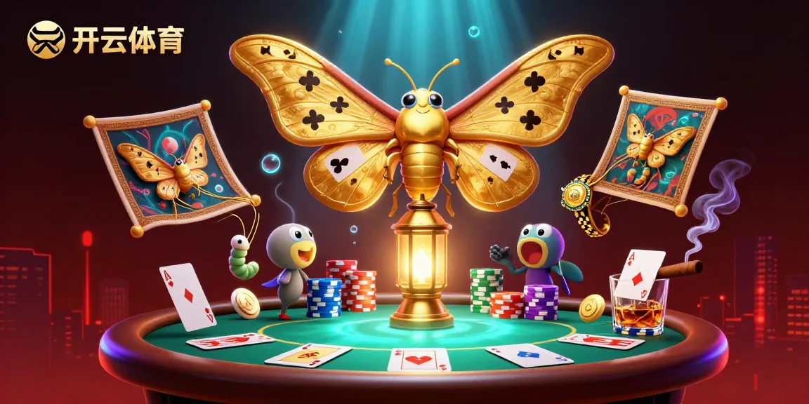 Experience the thrill of 开云体育 with a vibrant poker table scene featuring 3D characters.